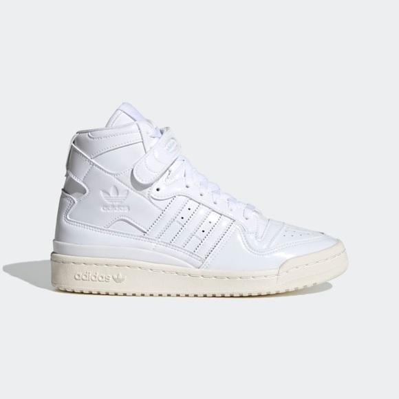 NWT Adidas Forum Mid
Triple White Patent Leather Women's - Picture 7 of 11